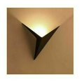 thumbnail image 1 of Lámpara de pared LED moderna NQ triangular para interiores Color negro 25 cm 3 W, 1 of 5