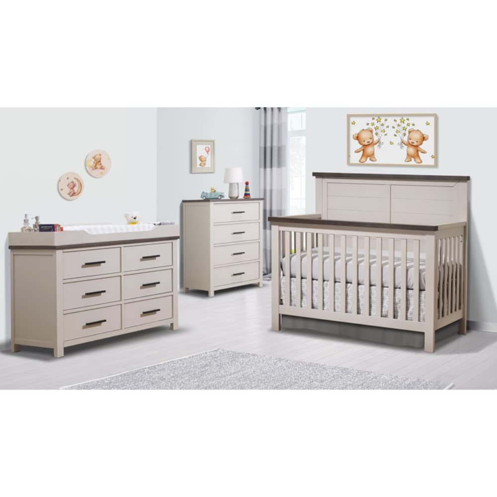 Sorelle Furniture  57 x 31 x 48 in. Westley Crib, Chocolate Bisque