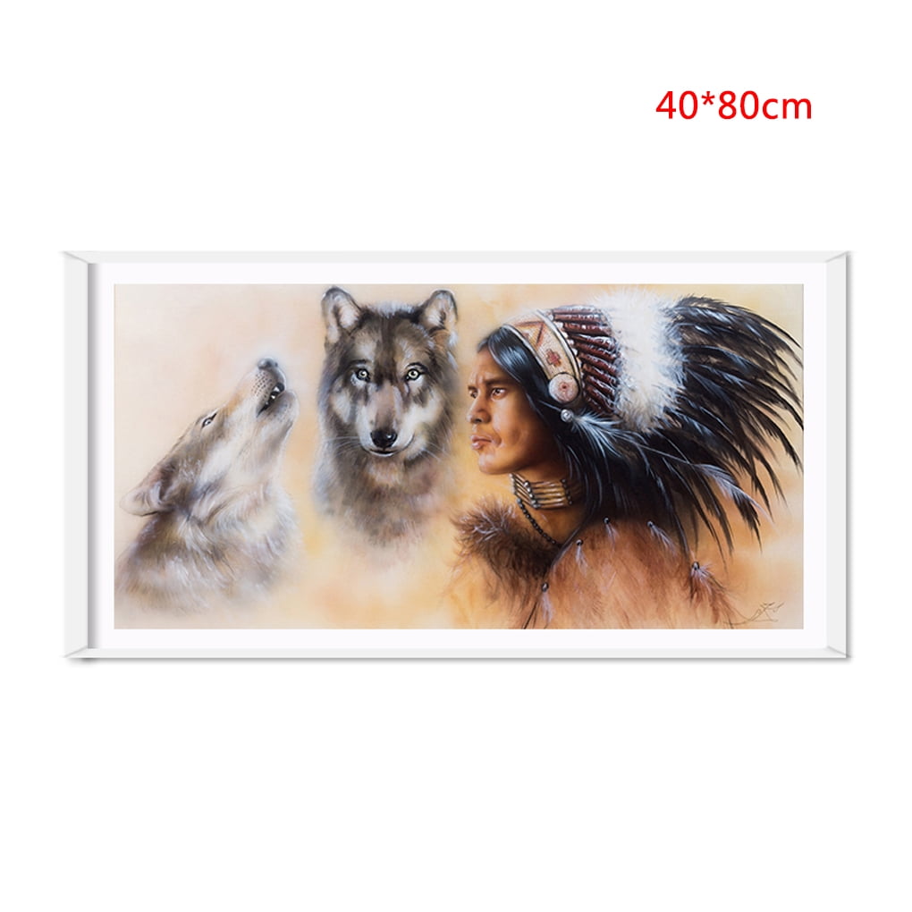 Eye Of Wolf From The Wildlife Series Wall Picture Honey Framed Art Print 
