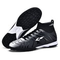 thumbnail image 3 of Zapatos de fútbol de tobillo alto para hombre, zapatos de entrenamiento antideslizantes para exteriores, botas de fútbol con picos largos, tacos de hierba de alta calidad TF/FG, 3 of 5