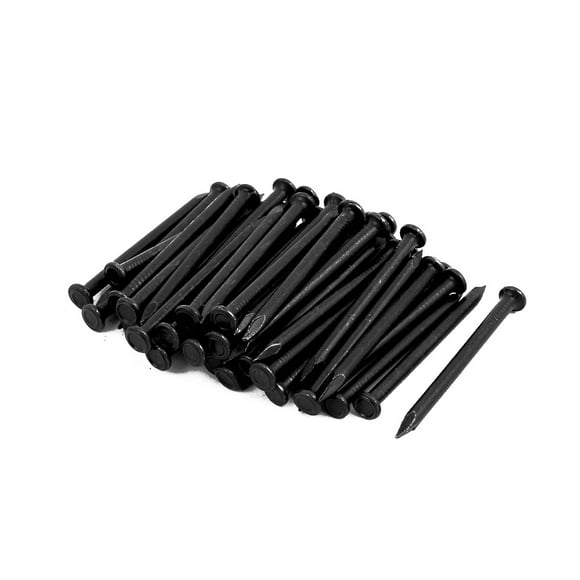 2-inch Length Carbon Steel Point Tip Wall Cement Nail Black 50pcs