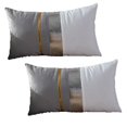 thumbnail image 1 of 30*50cm Funda De Almohada Bronceadora Para El Hogar De 2 Piezas: Terciopelo Suave Y Cálido Amarillo 30 * 50 Cm, 1 of 5