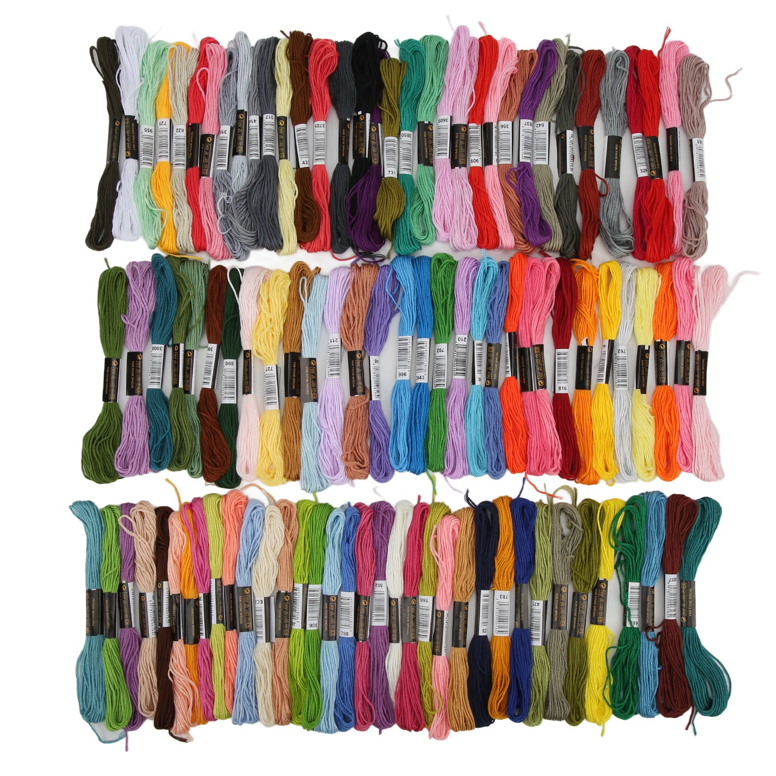 Embroidery Floss100Pcs Embroidery Thread Glossy Hand Embroidery Thread ...