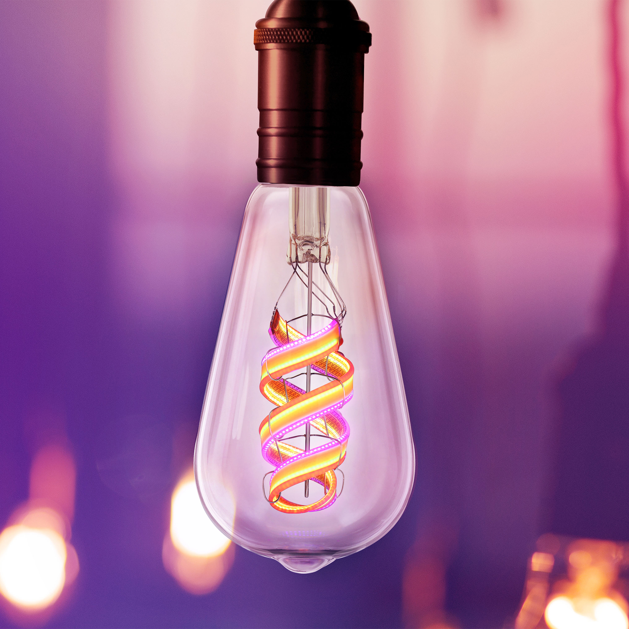 Feit Electric Smart Dimmable ST21 LED Bulb, Multicolor photo 5