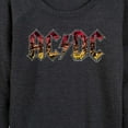 thumbnail image 3 of ACDC - Poster Texture - Women's Lightweight French Terry Long Sleeve Shirt, 3 of 5