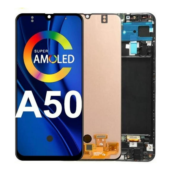 Amoled Touch Screen With Frame for Samsung A50 A505g