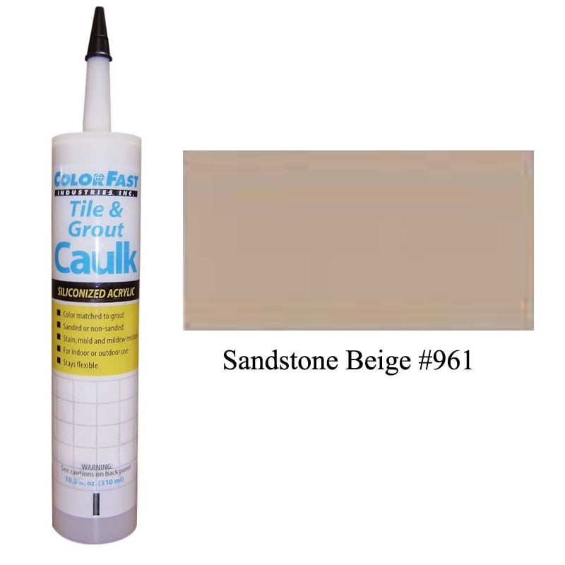 ColorFast Latex Colored Caulk - TEC Color Line: Sandstone Beige Sanded