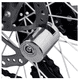 thumbnail image 3 of Candado De Disco De Seguridad Para Moto Para Casco Universal Lab.G, Negro con gris, 3 of 5