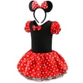 thumbnail image 2 of Adecuado para niños pequeños y medianos y niñas, vestidos de masilla con lentejuelas y lunares para niños, tocados, vestidos de baile, tutús., 2 of 5