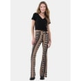 thumbnail image 2 of No Boundaries Flare Pants and 2-Pack, Women's and Women’s Plus, 2 of 5