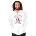 thumbnail image 5 of I Loves Me A Muscle Man Olive Oyl Zip Hoodie Sweatshirt Women Brisco Brands M, 5 of 6