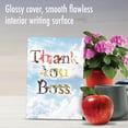 thumbnail image 5 of Boss Thank You Greeting Card with 5 x 7 Inch Envelope - Thanks A Bunch - Daisies, Irises, Tulips, Roses, Snapdragons Enwrapping Letters, 5 of 6
