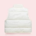 thumbnail image 5 of White Boy Girl Vest for Children Boy Girl Winter Fall Sleeveless Fleece Lined Sherpa Loose Fit Camisole Tank Thermal Thick Fuzzy Vest Padded Jacket Outfits Kid 2025 Clothes 3 Years, 5 of 5