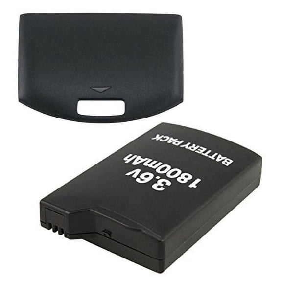 Rechargeable Battery Pack And Back Cover Case For PSP 1000 1001