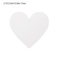 thumbnail image 2 of Llavero de plástico Portátil DIY Pre-perforado Reutilizado de arte transparente Transparente Artesanía Haciendo protección Pintura Pintura Llavero Corazón 7x6.5cm 2.5mm seitruly HA012414-38, 2 of 7