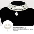 thumbnail image 2 of Collier à la Mode pour Femme Collier de Perles Simulation Accessoire de Col Simple, 2 of 9