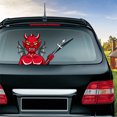 thumbnail image 4 of Pegatina para limpiaparabrisas trasero de coche Serie Horror Calcomanías con saludos del Día de Todos los Santos para pegatinas E, 4 of 5