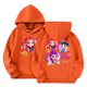 thumbnail image 1 of Moonsky Sudadera con capucha y cordón HUNTRX, estampado de grupo de chicas coreanas, jersey corto, suave y cómodo, top de manga larga para primavera y otoño. Azafrán 160, 1 of 4