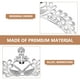 thumbnail image 3 of TEHAUX 1Ud Tiara Headdress De Rhinestones En Plata Modelo Cisne Para De Bodas Y Banquetes, 3 of 8