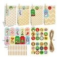 thumbnail image 3 of JZROCKER 24 Pcs Christmas Gift Bags Set Christmas Party Favor Supplies, 3 of 14