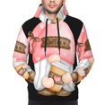 thumbnail image 2 of Bingfone Coffee Gnome (1) Men's Drawstring Hoodie Long Sleeve Pocket Sweatshirts-3X-Large, 2 of 6