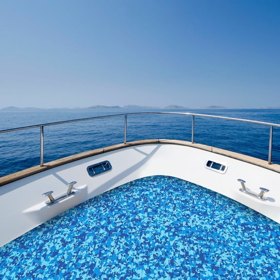 ToppiJoy EVA Foam Teak Sheet for Boat Self-Adhesive Sea Deck Boat Flooring Pad Flooring Yacht Boat Decking Deck Marine Flooring Non-slip Mat 35.4 * 94.5 Inch