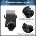 thumbnail image 5 of Unique Bargains Windshield Washer Nozzle Front Windshield Spray Nozzles Wiper Spray Washer Jet With 1.2 Meter Fluid Hose No.76810TP6A01 for Honda HR-V 16-17  Black, 5 of 7