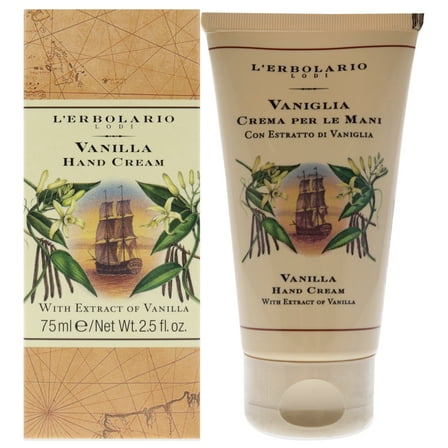 Lerbolario Vanilla Hand Cream , 2.5 oz Cream