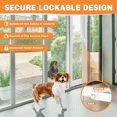 thumbnail image 5 of NAIZEA Dog Door for Sliding Glass Door, Adjustable Height 80.7''-86.5'' Doggy Door for Sliding Door, Insert Patio Pet Door with Lock for Renters and Apartments (Large-Tall), 5 of 10