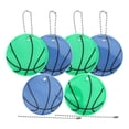 thumbnail image 1 of OULII 6 Pcs Pendentifs Réflecteurs de Sécurité PVC Couleurs Assorties pour Accessoire de Sac, 1 of 8