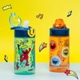 thumbnail image 6 of Zak Designs Sesame Street Sage Kids Water Bottle For School or Travel, 16oz Durable Plastic Water Bottle With Straw and Leak-Proof, Pop-Up Spout Cover, BPA Free, 2-Pack (Elmo & Friends), 6 of 10