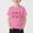 Pink, variant on NAISIBABY Boys Graphic T-Shirt, Short Sleeve Crewneck Summer Fashion Kids Casual T-Shirt Red Size 7