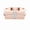 Rose Gold, variant on Square Brilliant Moissanite Diamond Modern Wedding Band for Men - Rose Gold Over 925 Sterling Silver - Bezel Set Multi-Stone Ring for Formal Wear