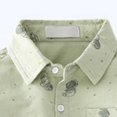 thumbnail image 5 of RFQWOVSR Boys' Long Sleeve Cotton Shirt with Print for School Wear, 5 of 5
