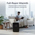 thumbnail image 4 of Lasko CC18306 Black 1500W 2 Speed, Remote, Timer, Thermostat Ceramic Console Space Heater, 4 of 15