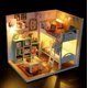 thumbnail image 5 of Casa de muñecas en miniatura Casa de muñecas de madera DIY con muebles Juguete para niños, 5 of 8