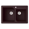 thumbnail image 2 of Swan QZRC-3322-075 33" x 22" Granite Dual Mount Kitchen Sink, Available in Various Colors, 2 of 3