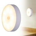 thumbnail image 3 of witspace Motion Sensor Light Indoor, Stair Night Lights Battery Operated, USB Rechargeable Under Cabinet Lighting, Wireless LED Puck Lights for Kitchen, Bedroom, Hallway, Wall, Closet, 3 of 9