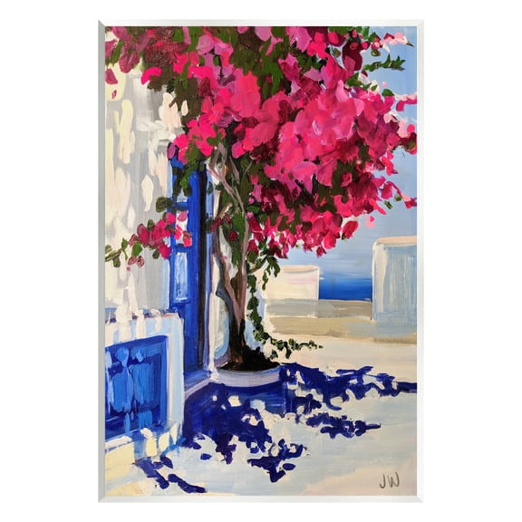 Stupell Industries Abstract Tree in City Botanical & Floral Painting Unframed Art Print Wall Art, 10 x 15