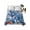 Blue, variant on Blue Coral Coastal California King Size Flat Sheet, Wrinkleproof & Fadeproof Cooling Flat Bed Sheet Only, Summer Beach Vintage Nautical Starfish Breathable Soft Bedding Top Sheets 108 x 98 Inches