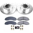 thumbnail image 3 of PowerStop Front Z23 Evolution Sport Carbon-Fiber Ceramic Brake Pad and Drilled & Slotted Rotor Kit Fits: FORD Select Models K7422, 3 of 10
