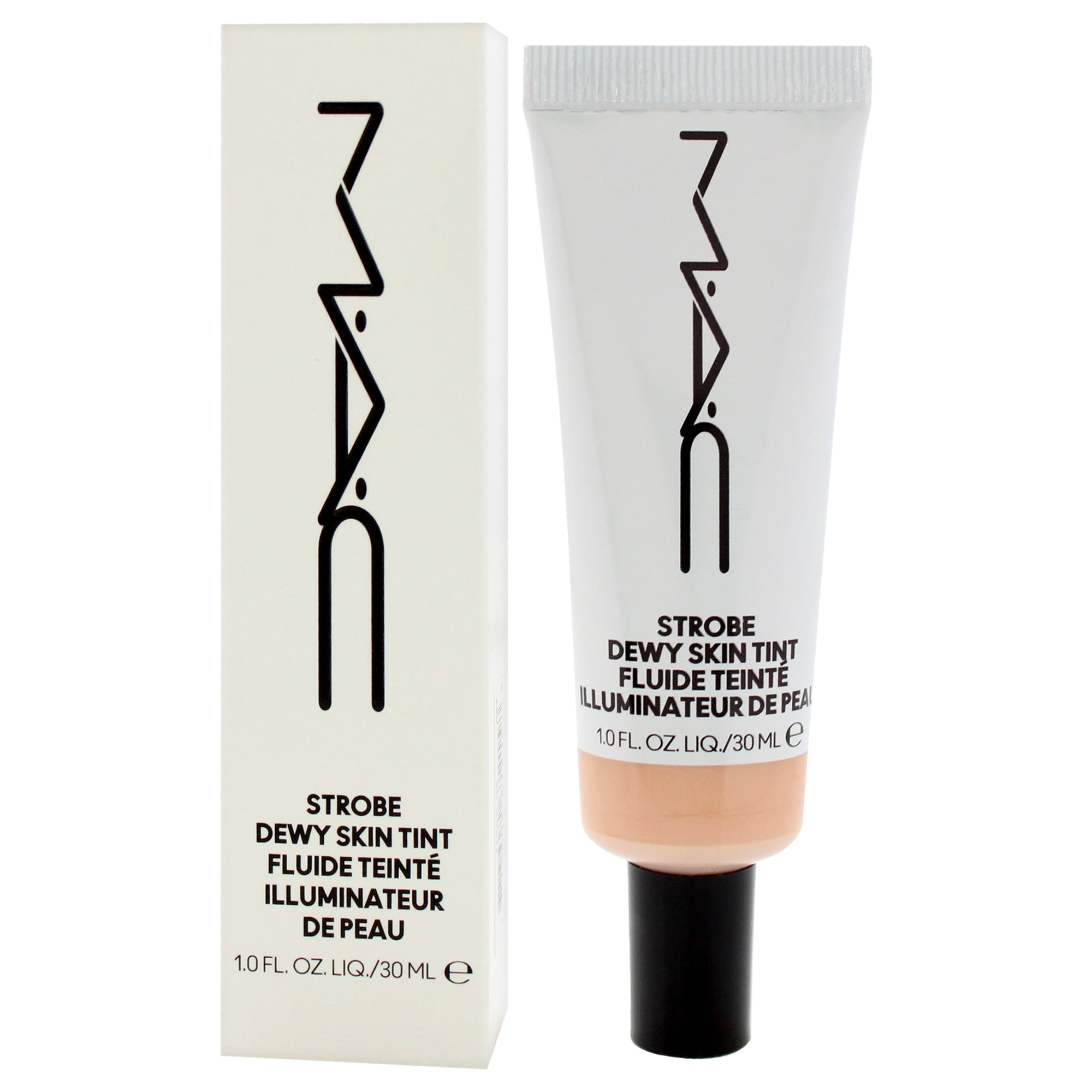 MAC Strobe Dewy Skin Tint - 4 Light Beige With Cool Pink Undertones , 1 oz Makeup