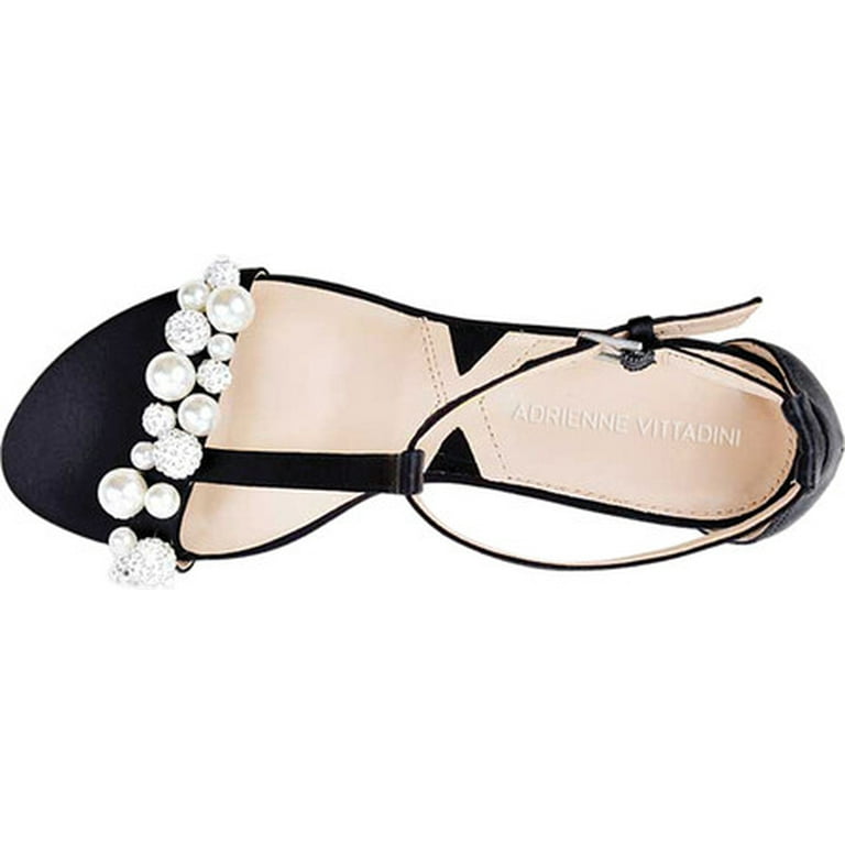 Women s Adrienne Vittadini Kalina T Strap Sandal Walmart
