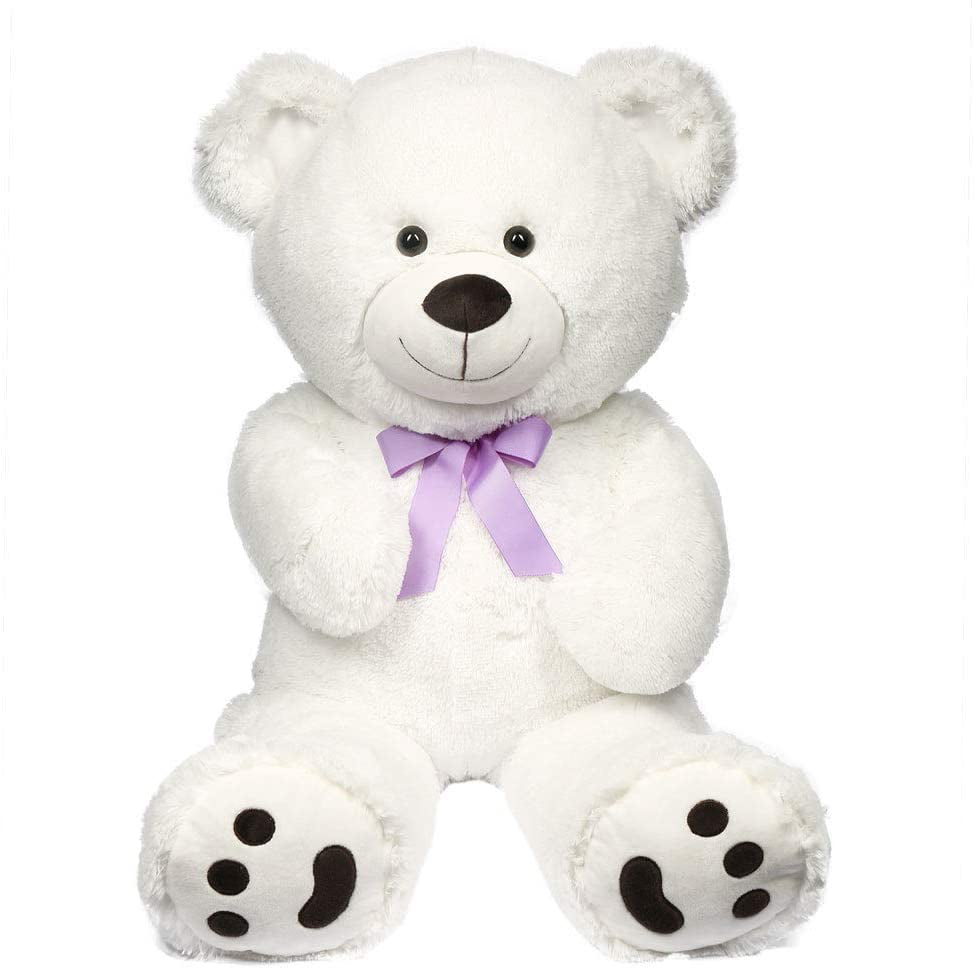 63in.Teddy Bear Stuffed Pillow Plush Soft toys Doll Gift Giant Huge Big White 