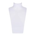thumbnail image 2 of lionlar Acrylic Necklace Earring Jewelry Bust Display Stand Showcase Display White A-2, 2 of 8