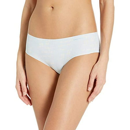 Calvin Klein Women s Invisibles Hipster Panty  Camo Baby Blue  XS