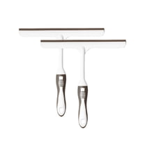 ACDANC Multi-Purpose Silicon Squeegee for Window,Glass,Shower Door,Car Windshield,Heavy Duty Window Scrubber,10 Inch,2 Pack Surface Floor Cleaner