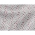 thumbnail image 4 of oneOone Viscose Jersey Pastel Red Fabric Chevron Geometric Craft Projects Decor Fabric Printed By The Yard 60 Inches Wide, 4 of 5