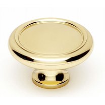 Alno A1161-PB 1-3/4" Cabinet Knob Polished Brass
