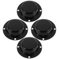 thumbnail image 1 of HEANUJJ 4Pcs Car Wheel Hub Caps Black Durable Dust Covers for Vehicle Wheel Rim Center Hub Protection, 1 of 8